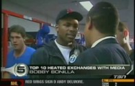 Top 10 sports most heated interviews