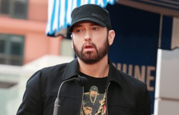 IN DETROIT, THE EMINEM MURAL WAS VANDALIZED JUST ONE DAY AFTER IT WAS COMPLETED