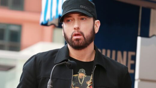 IN DETROIT, THE EMINEM MURAL WAS VANDALIZED JUST ONE DAY AFTER IT WAS COMPLETED